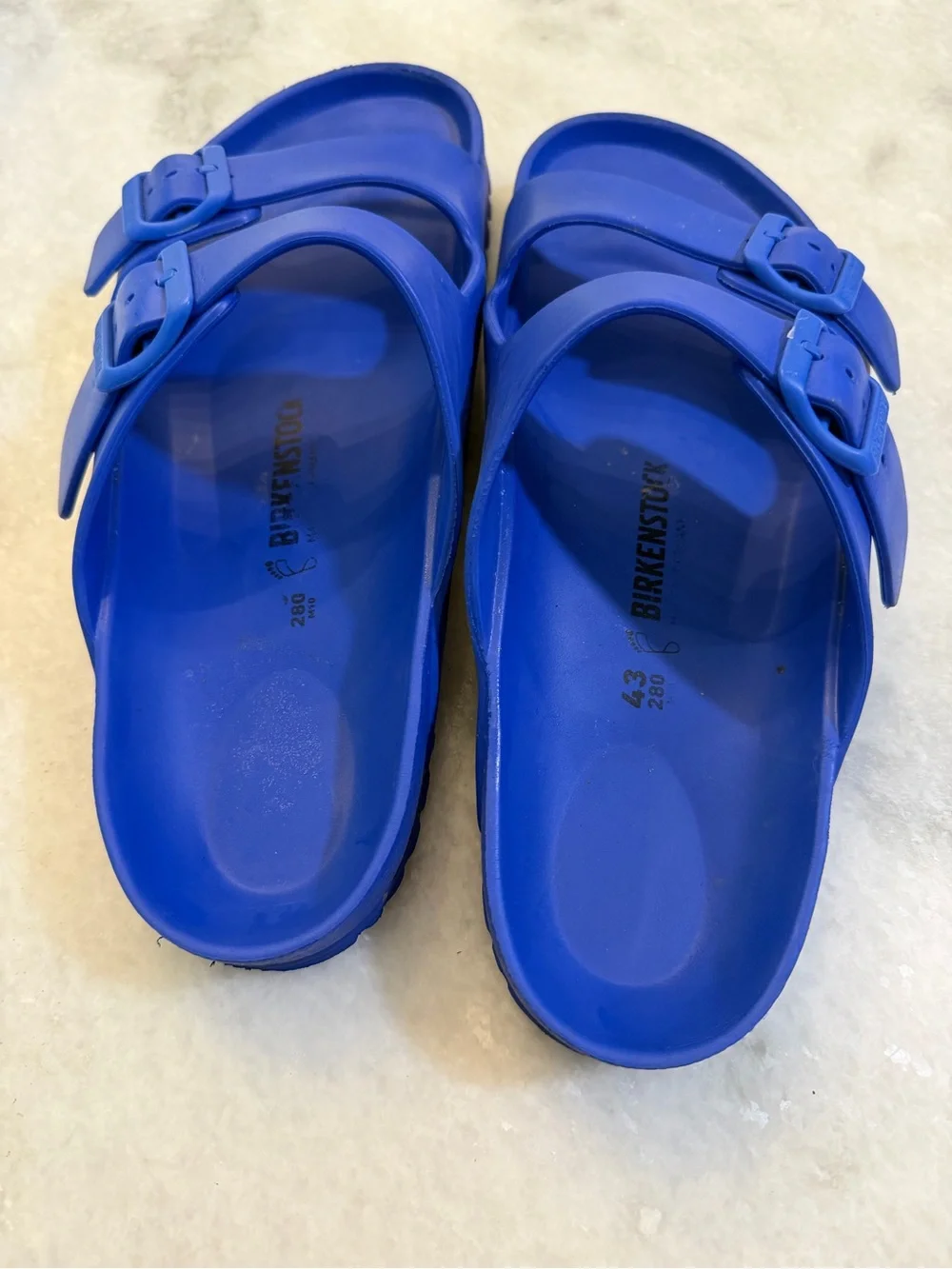 Birkenstock Royal Blue Two-Buckle EVA Sandals